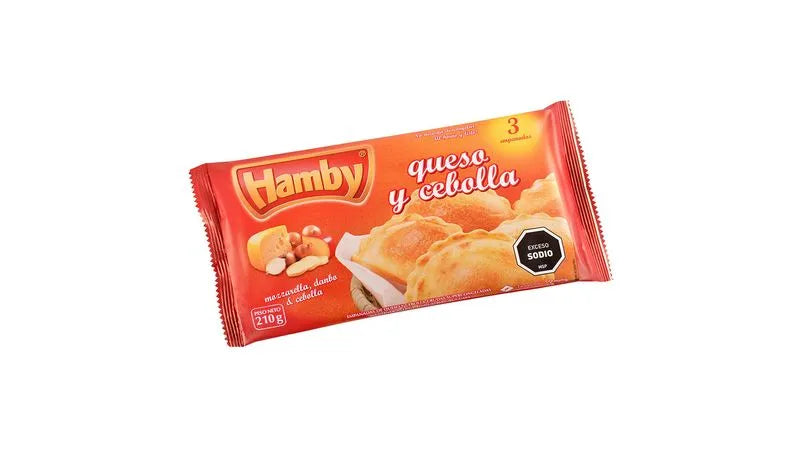 PADRÕES DE QUEIJO E CEBOLA HAMBY 3 UNIDADES