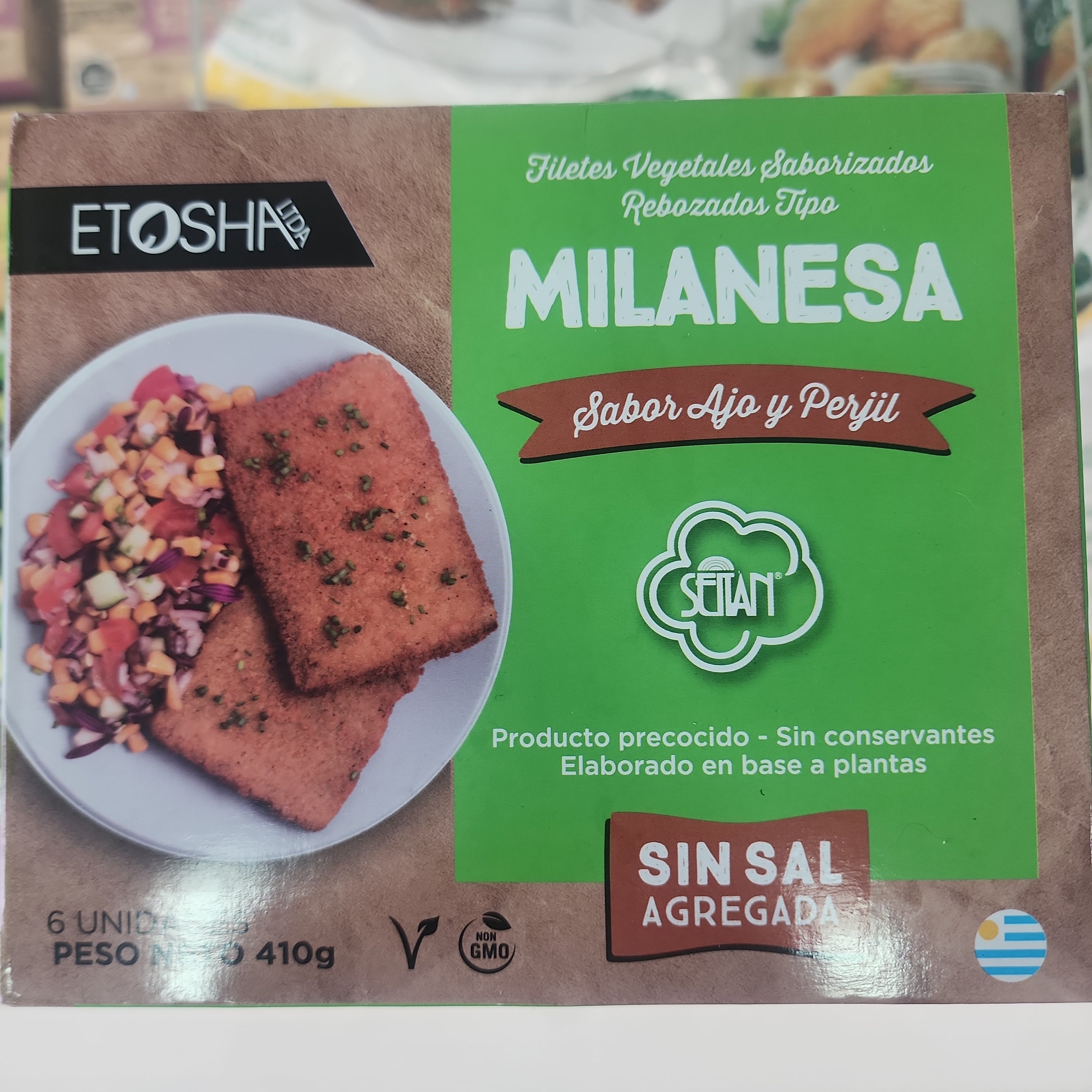 ALHO E SALSA MILANESA SEITAN