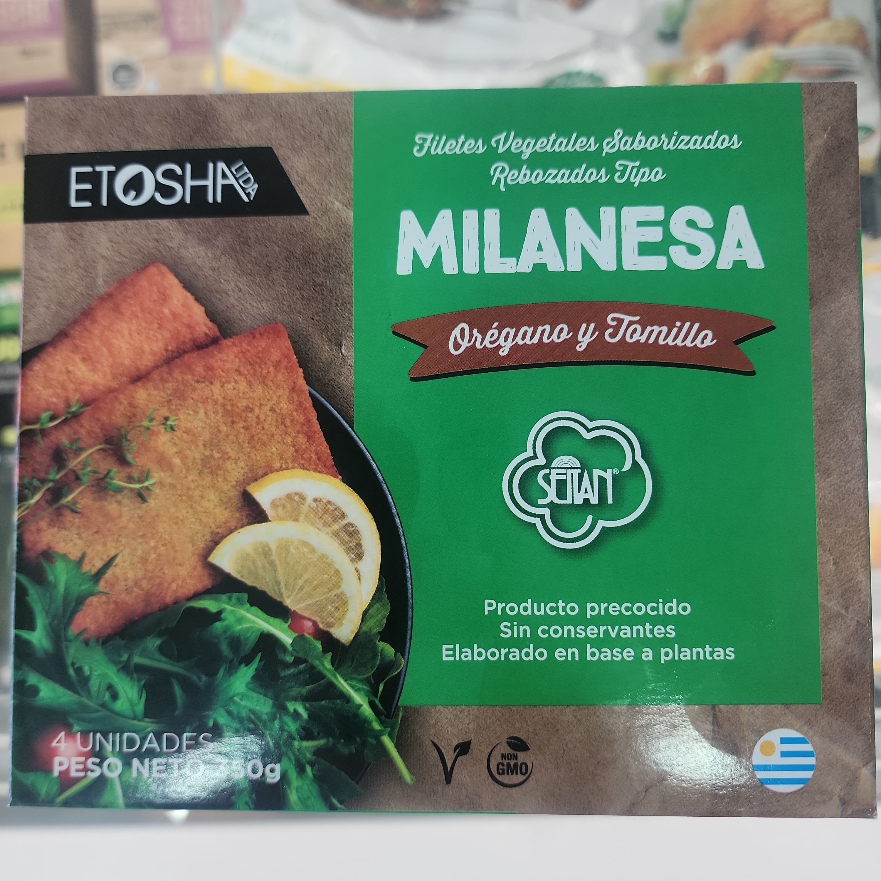 MILANESA SEITAN ORÉGANO E TOMILHO