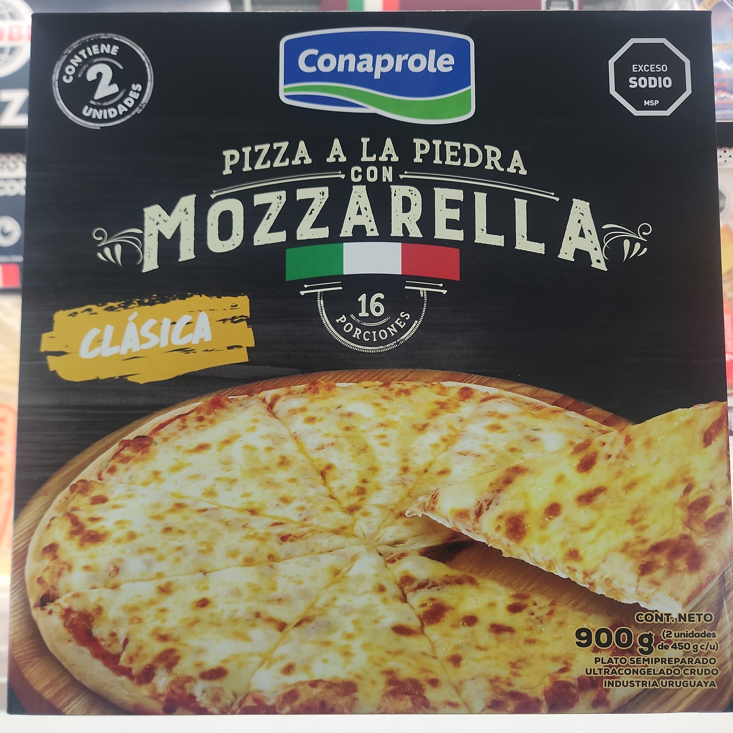 PIZZA MUZZARELLA CONAPROLE 2 UNIDADES