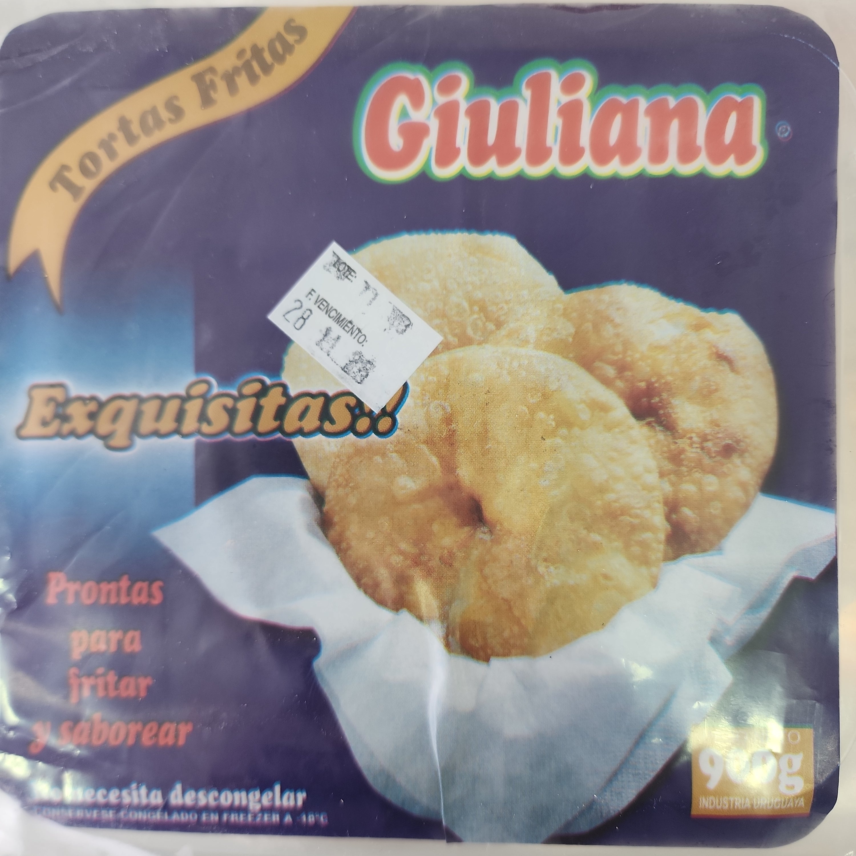 TORTAS FRITAS GIULIANA 12 UNIDADES