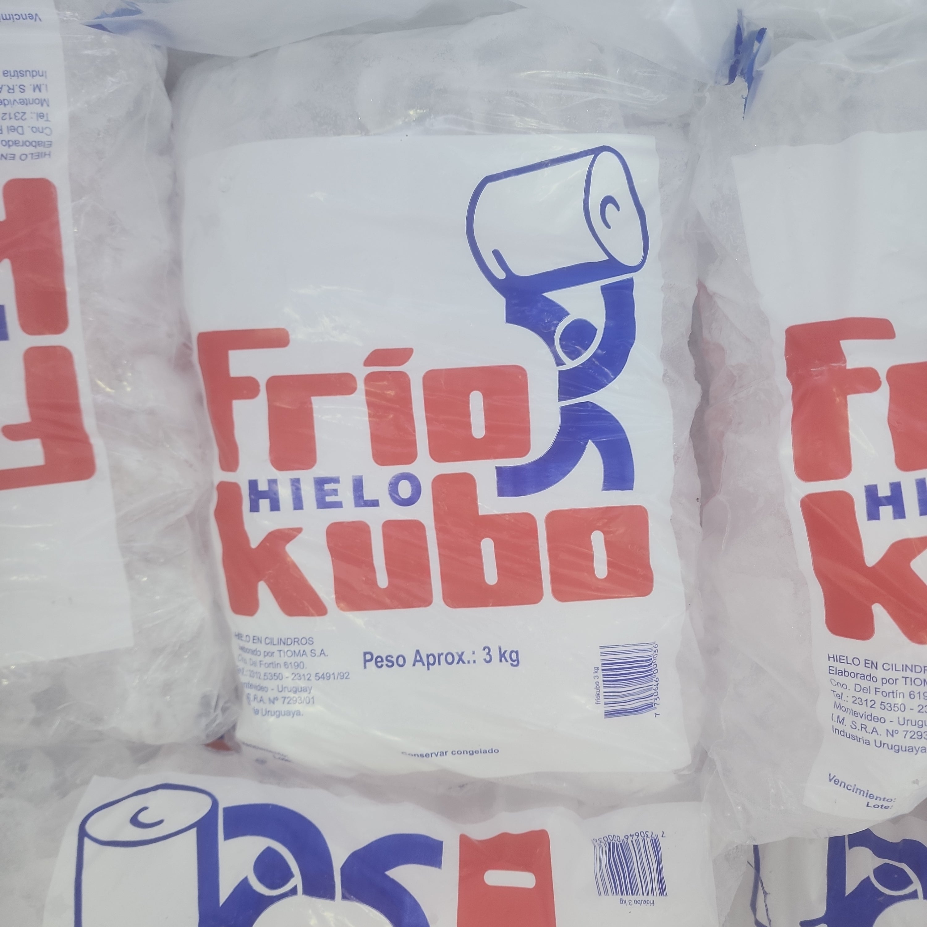 HIELO 3KG FRIO KUBO