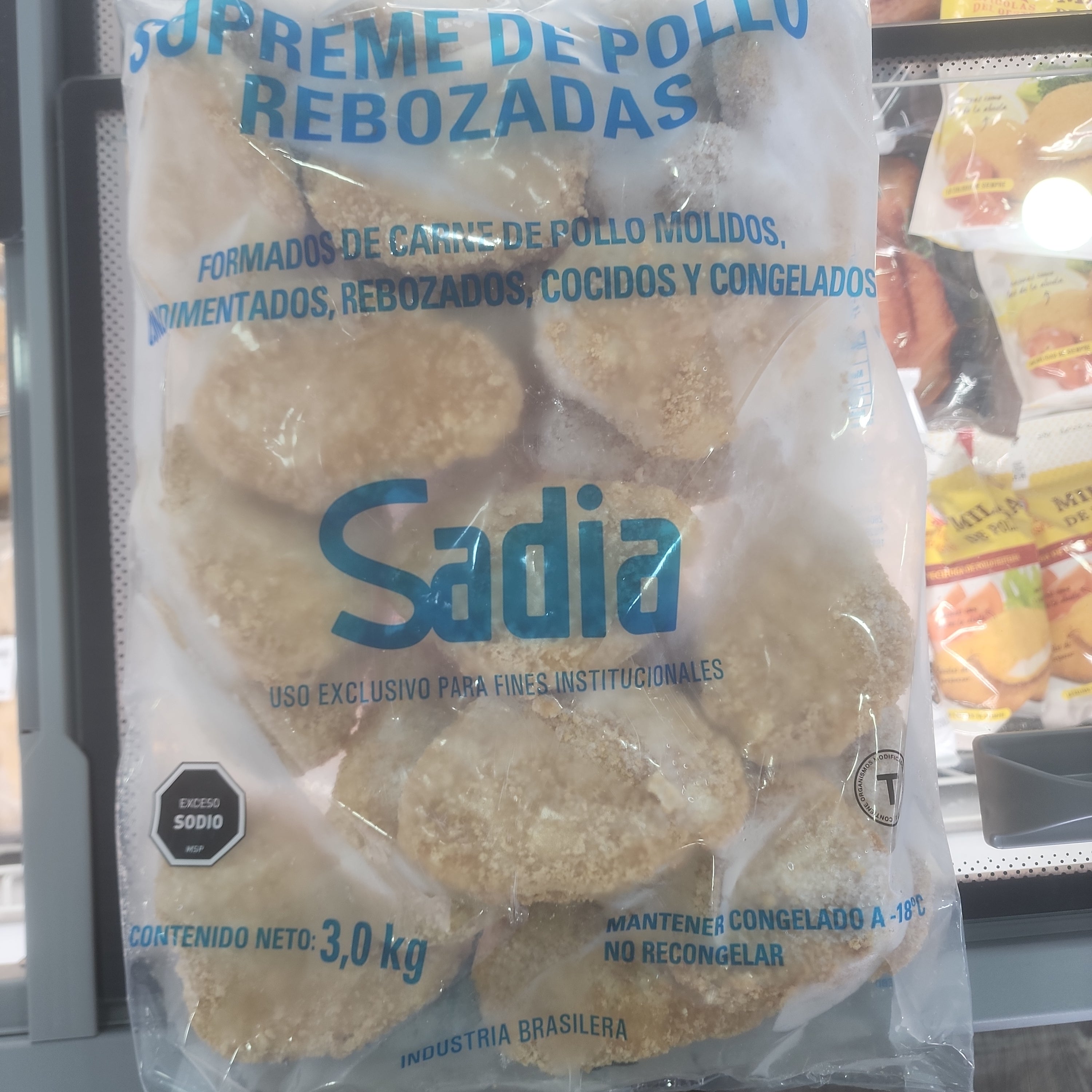 PECHUGAS DE POLLO REBOZADAS 3KG