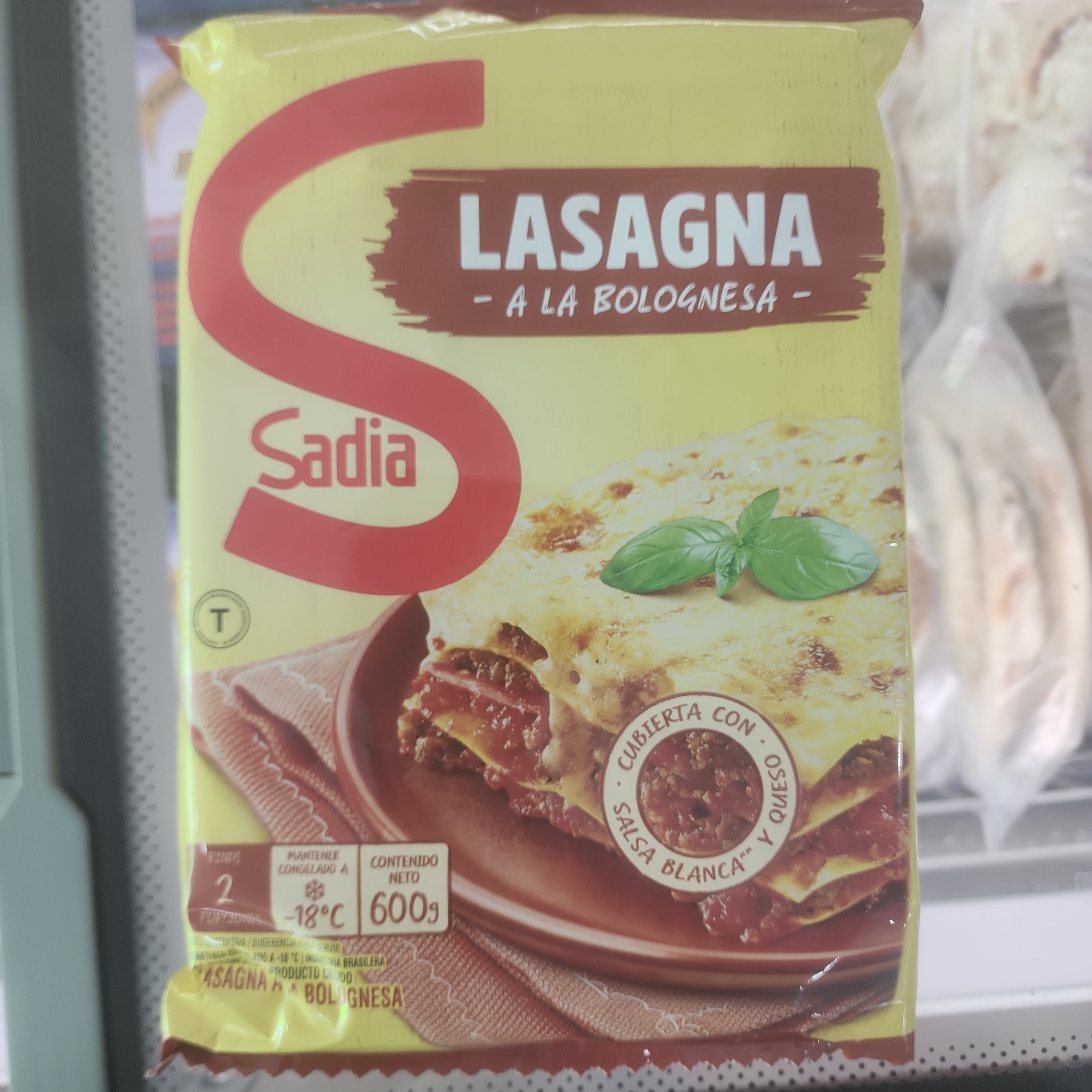 LASAGNA WITH BOLOGNESE SADIA 600G