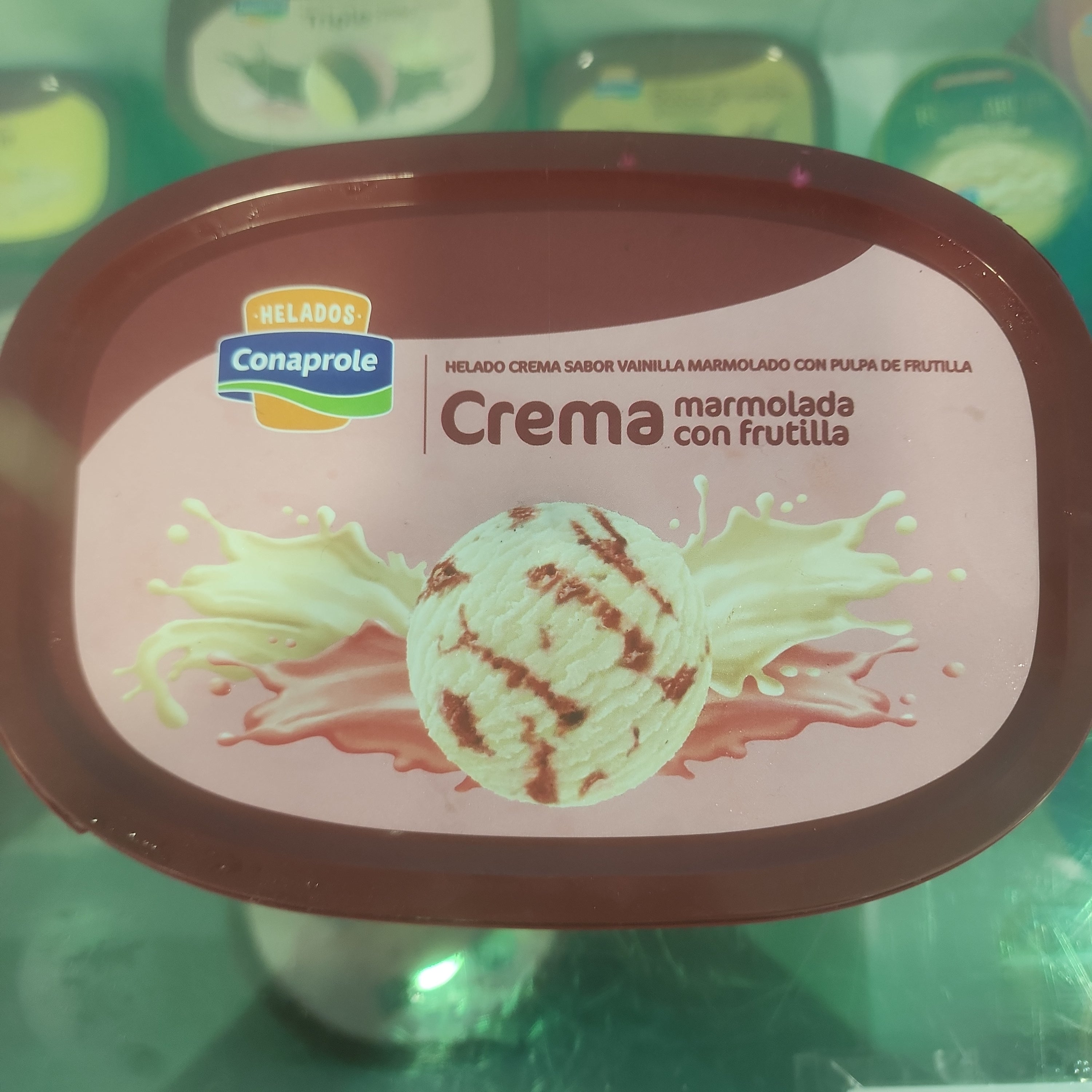 GELADO CONAPROLE 2L CREME MÁRMORE DE MORANGO