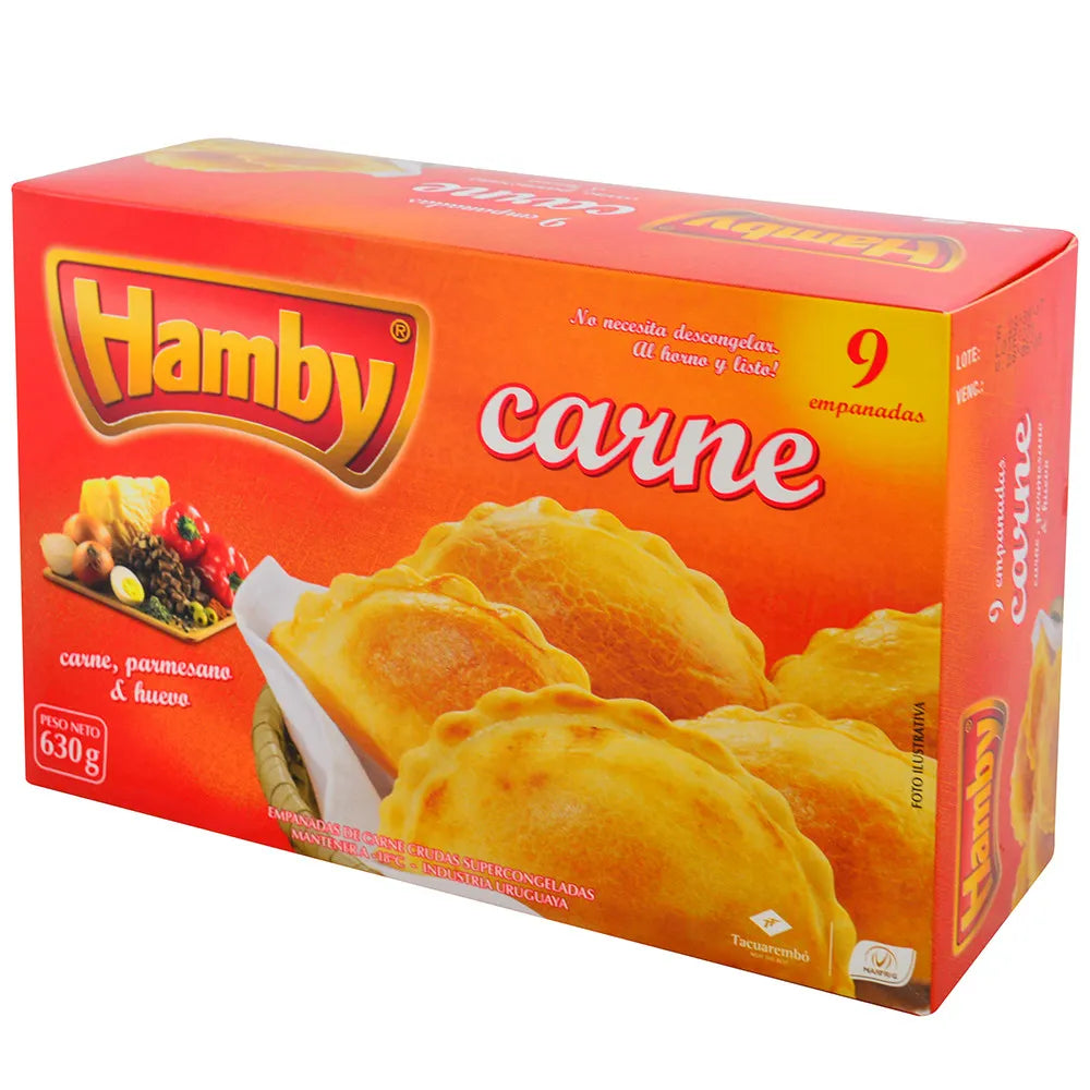 EMPANADAS HAMBY CARNE 9 UNIDADES