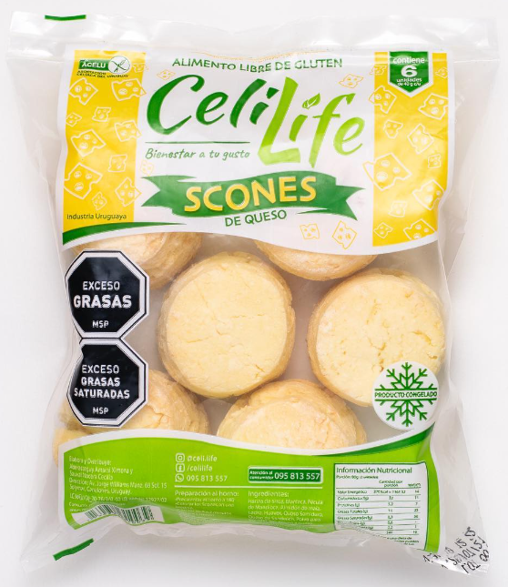 CELI LIFE SCONES DE QUEIJO 6 UNIDADES