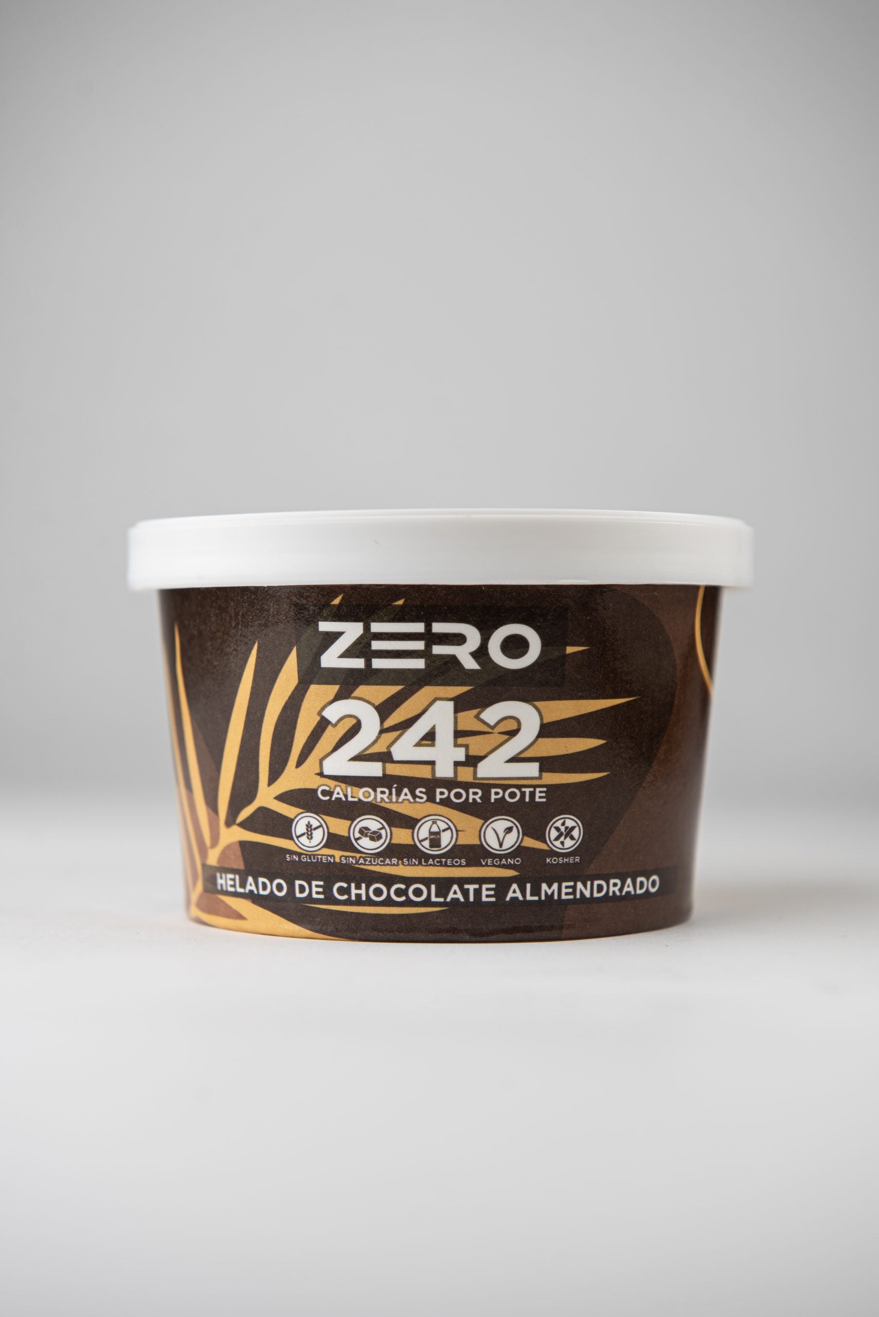 HELADO ZERO CHOCOLATE C/ALMENDRAS 250ML