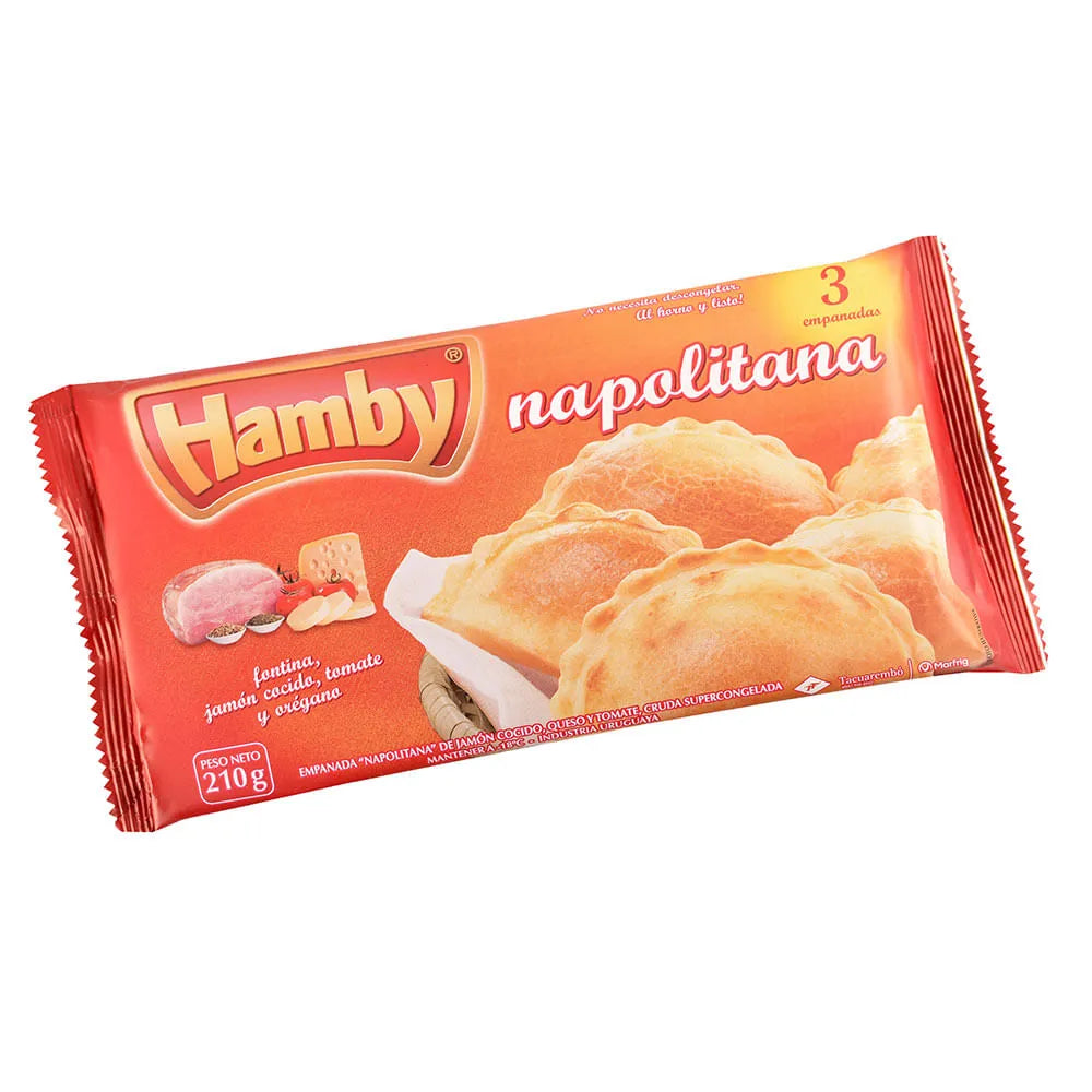 EMPANADAS HAMBY NAPOLITANA 3 UNIDADES