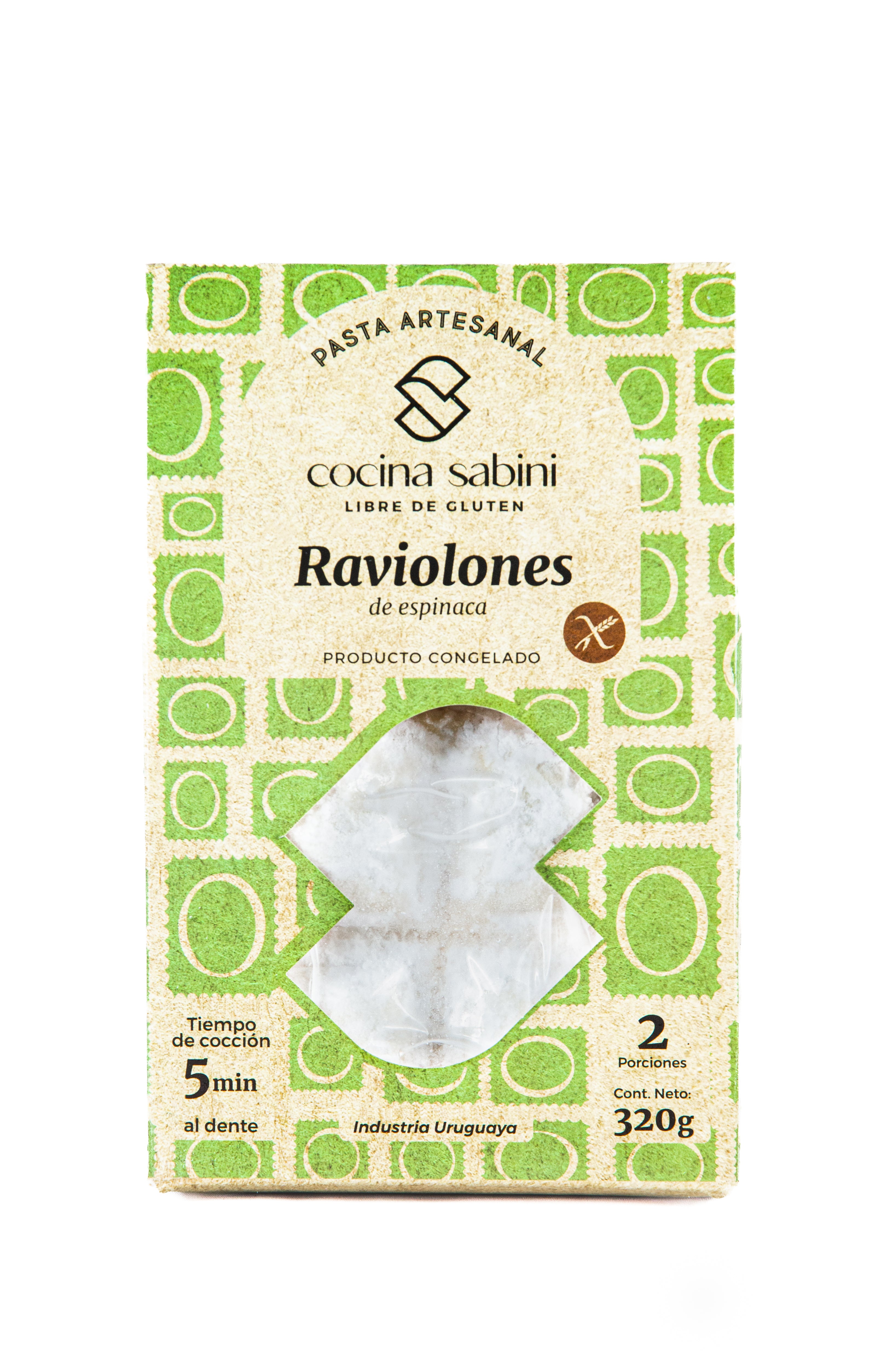 RAVIOLONES DE ESPINACA 320G