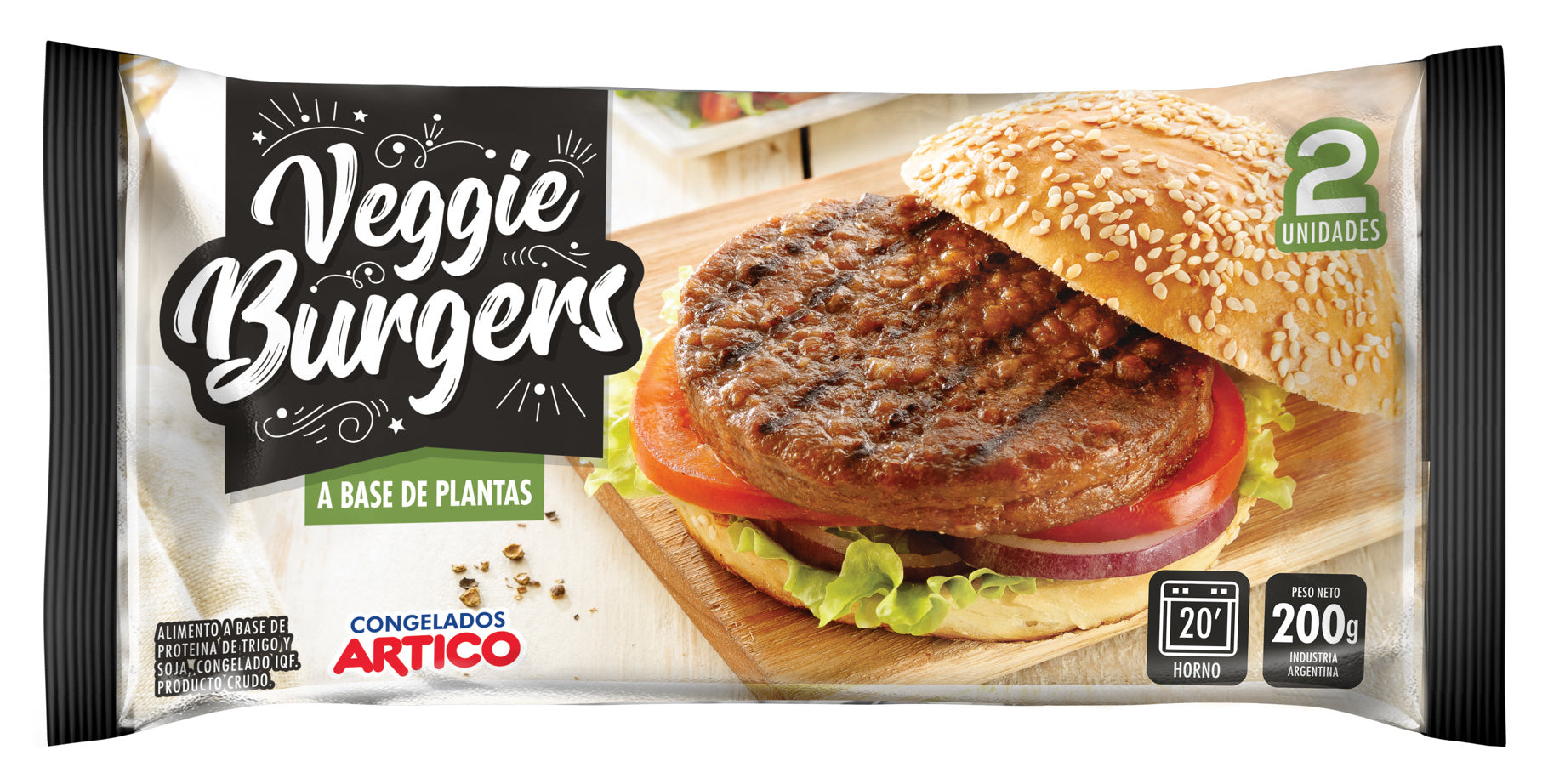 VEGGIE BURGUERS ARTICO 2 UNIDADES