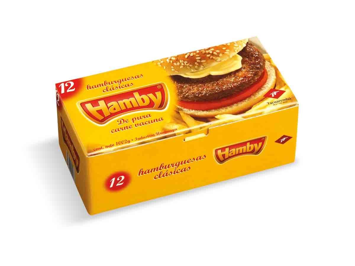 CAJA DE HAMBURGUESAS HAMBY X12