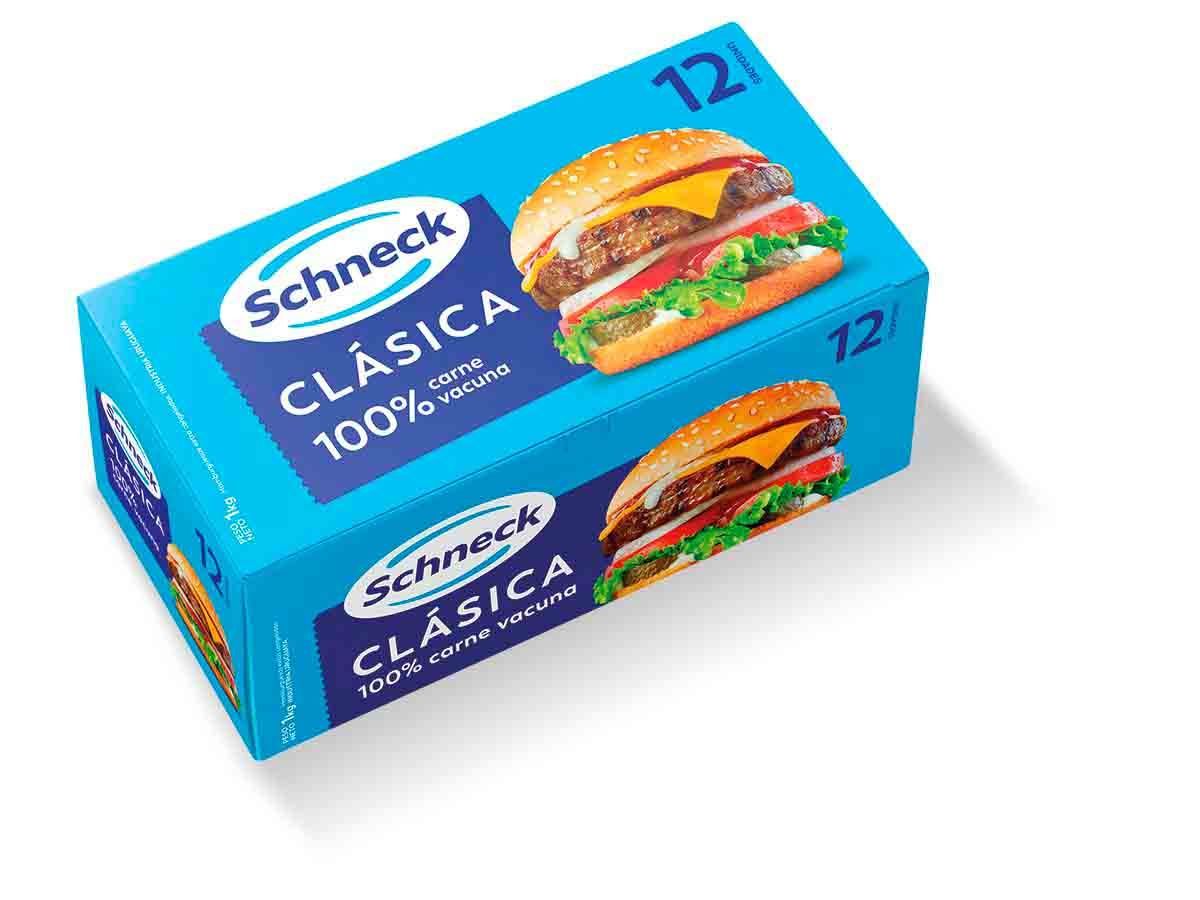 CAJA DE HAMBURGUESAS SCHNECK X12