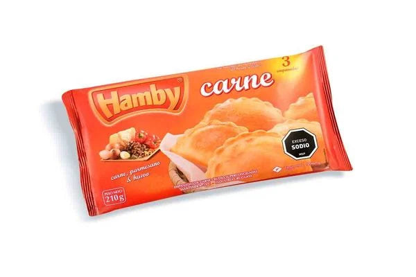 EMPANADAS HAMBY CARNE 3 UNIDADES