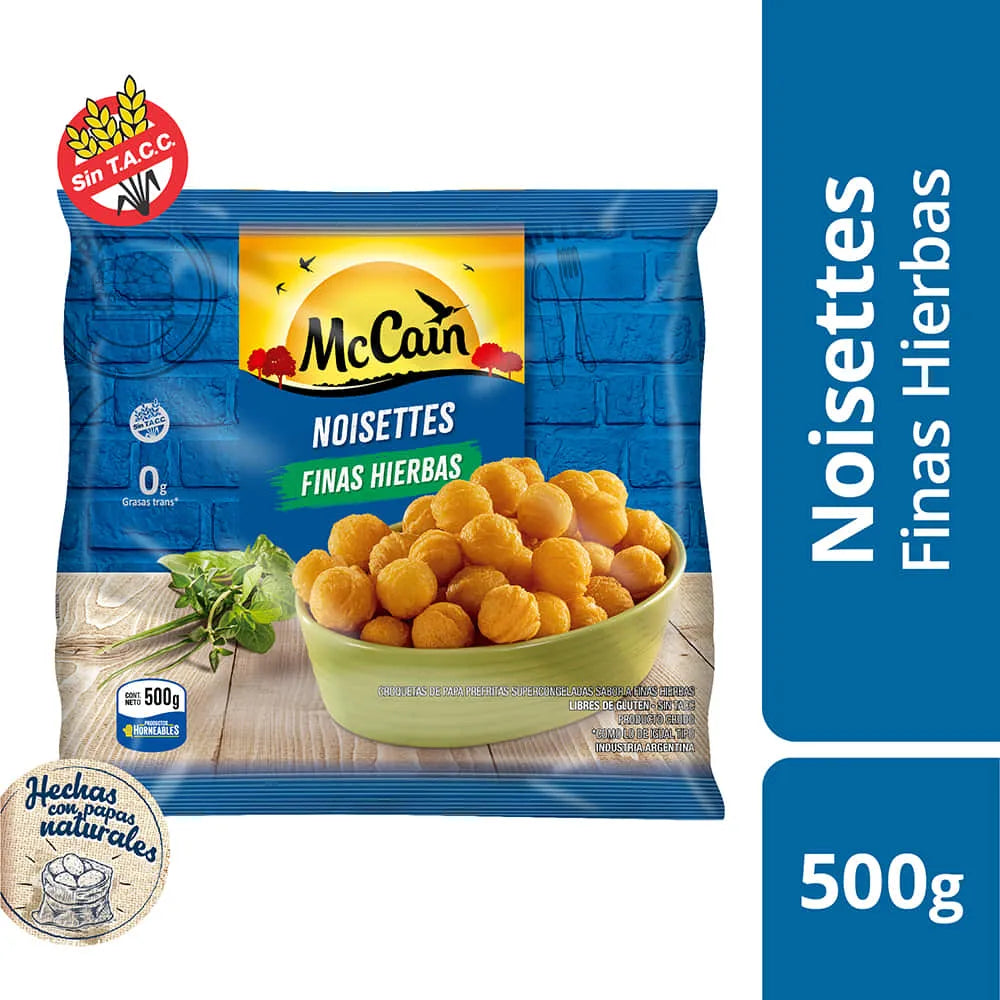 PAPAS NOISSETTES 500G ERVAS FINAS MC CAIN