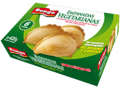 BONGO EMPANADAS VEGETARIANAS 6 UNIDADES