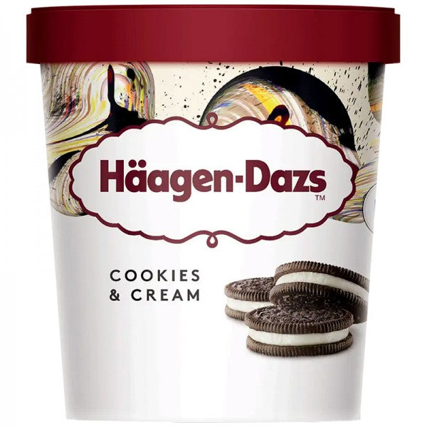 Helado Haagen-Dazs 473ml Cookies y Crema