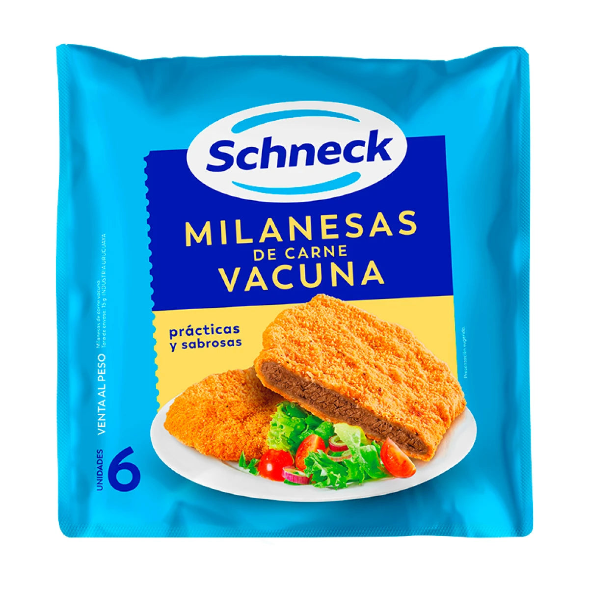 MILANESAS DE CARNE SCHNECK 6 UNIDADES