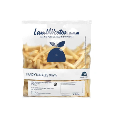 PAPAS FRITAS LAMB WESTON 2.5KG CORTE TRADICIONAL