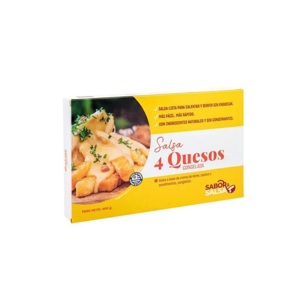 SALSA 4 QUESOS 400G