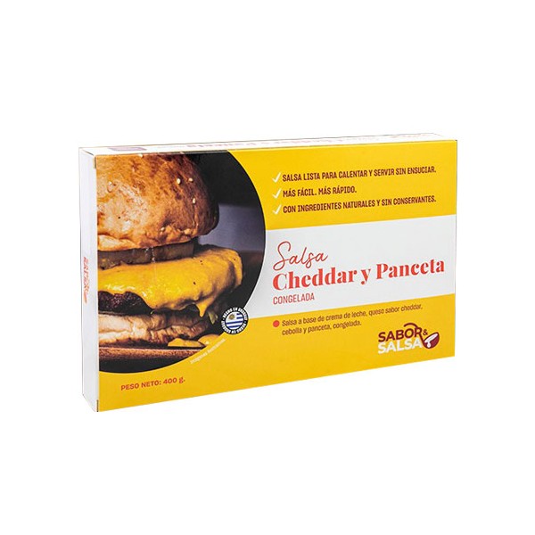 SALSA CHEDDAR Y PANCETA 400G